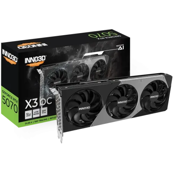 INNO3D GEFORCE RTX 5070 X3 OC 12GB GDDR7 Graphics Card